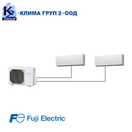 Двустайна мулти сплит система Fuji Electric ROG14KBTA2 R32 A+++