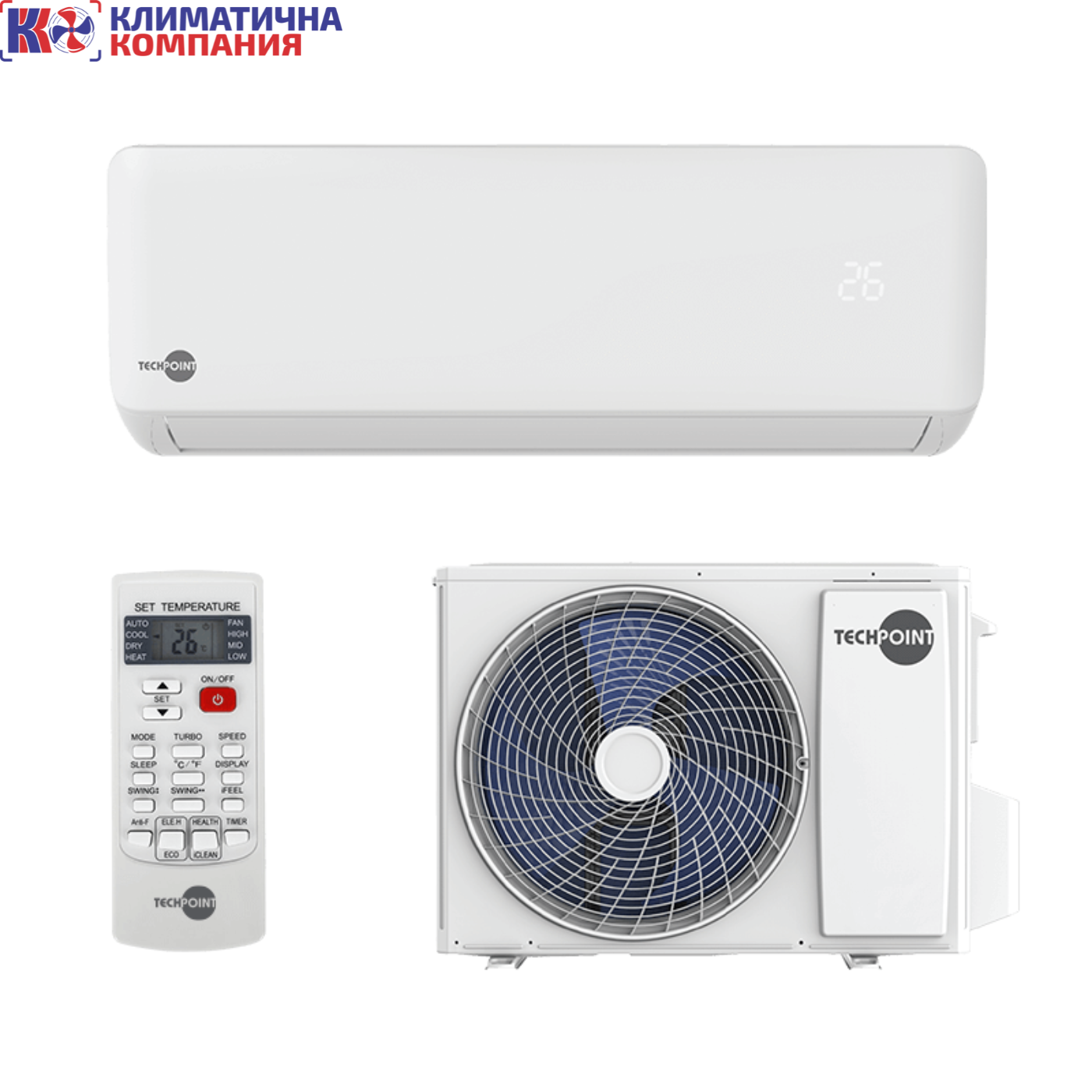 TechPoint TCP H12 MAXCOOL R32 A++ с включен монтаж