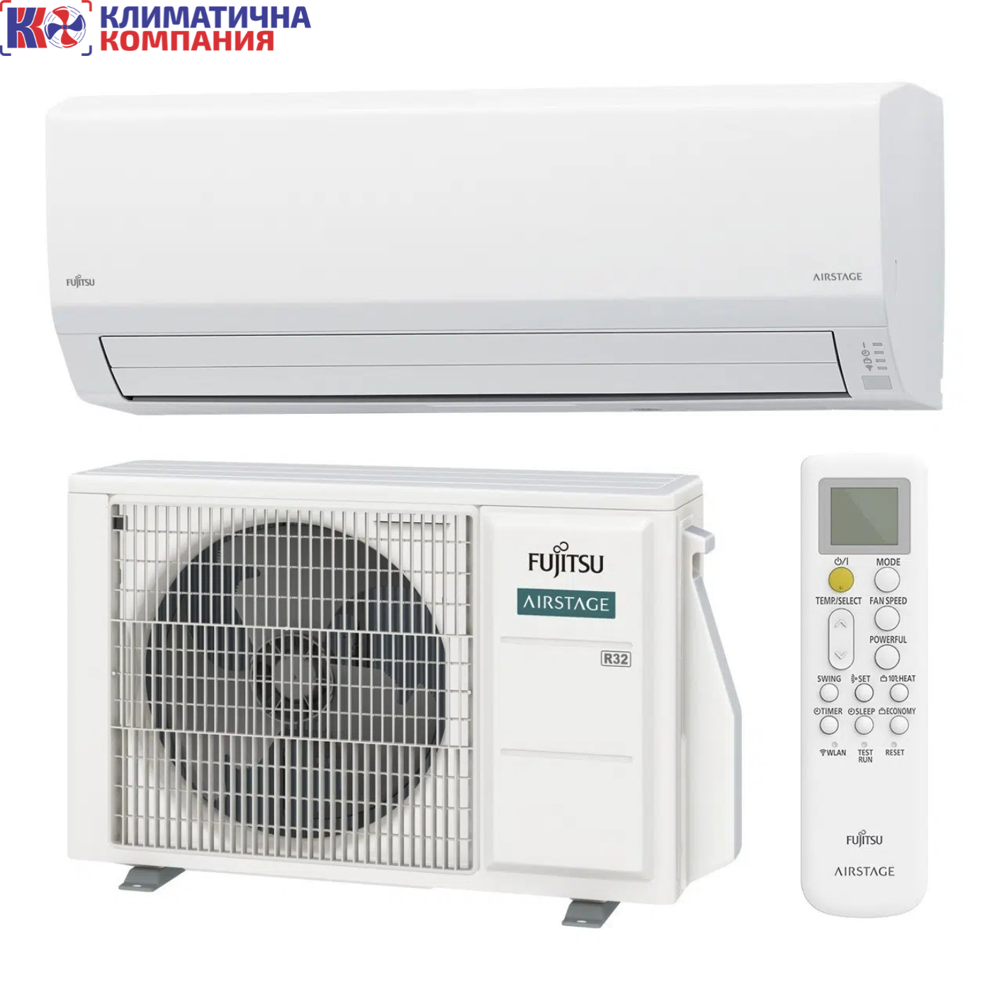 Fujitsu ASEH24KLCBL R32 A++